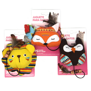 Juguete Peluche Para Gato 9x10cm.