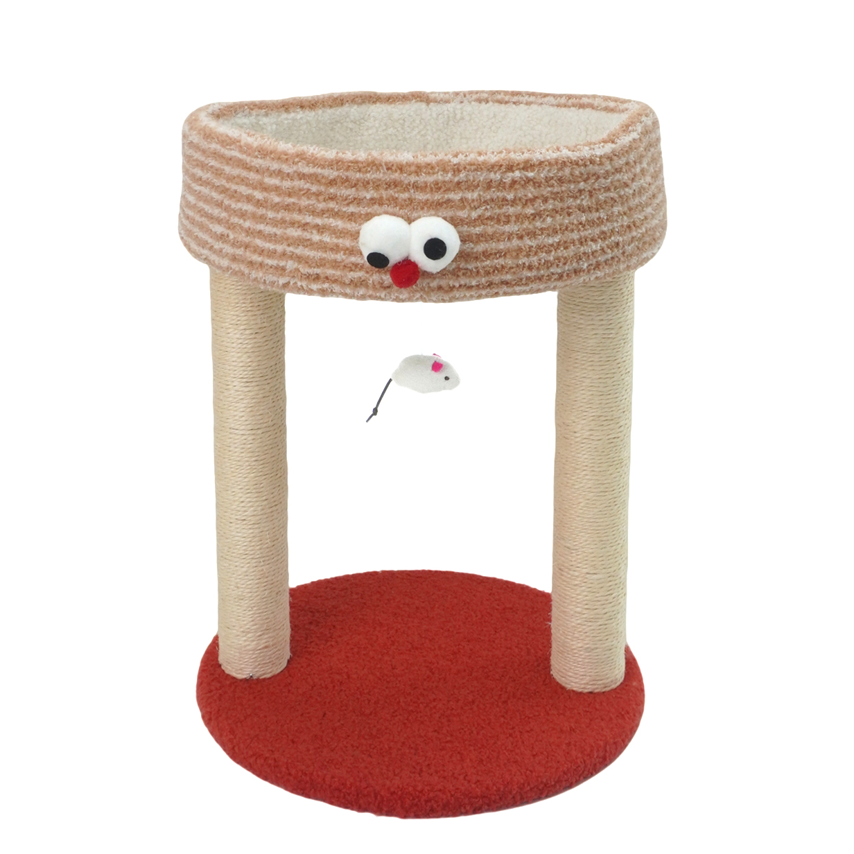 Rascador Poste Bandeja 35x30x45cm.