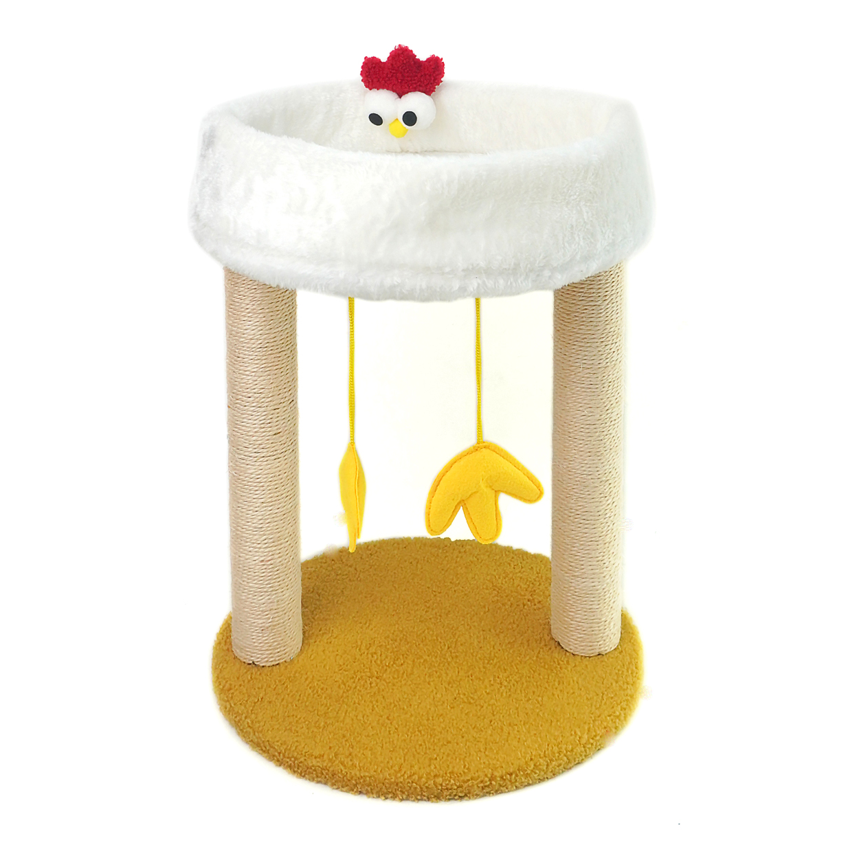 Rascador Poste Bandeja 35x30x45cm.