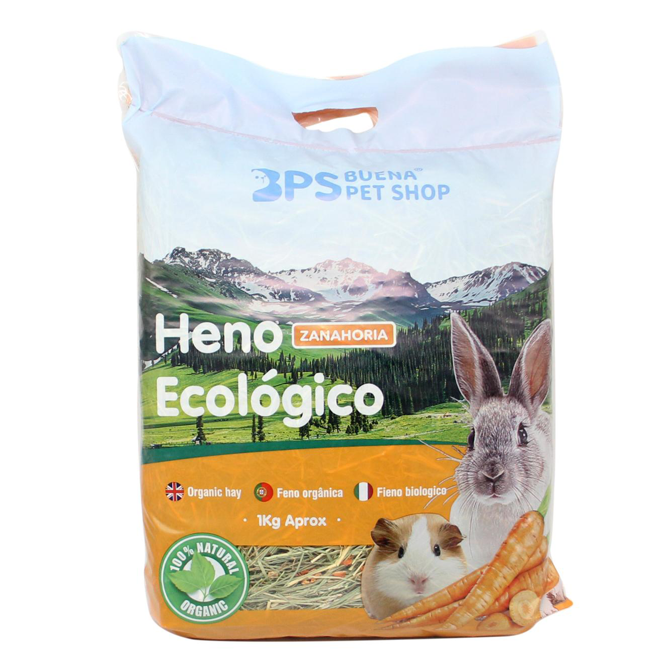 Heno Ecológico Zanahoria 1 kg. aprox.