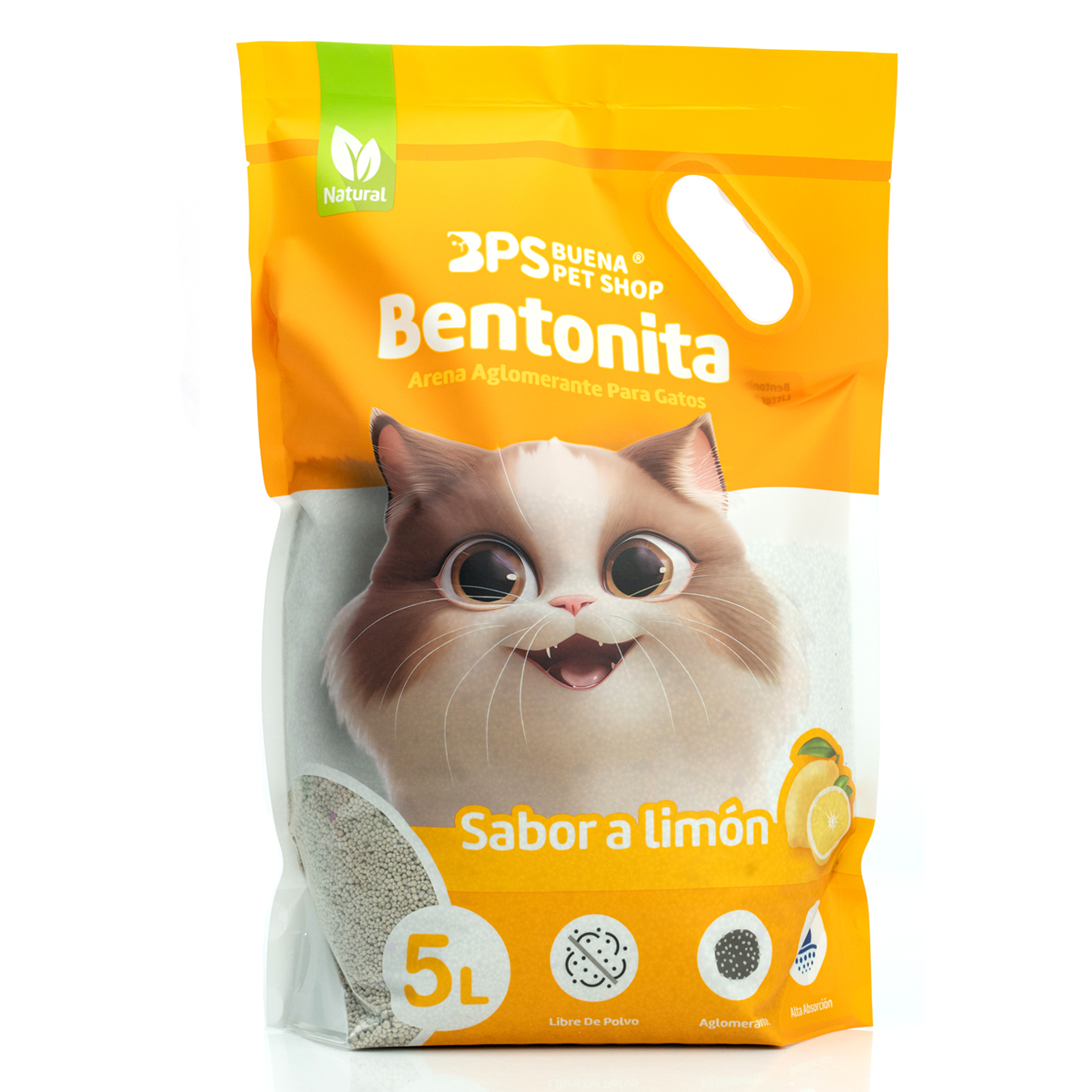 BPS® Arena Bentonita Aglomerante para Gatos