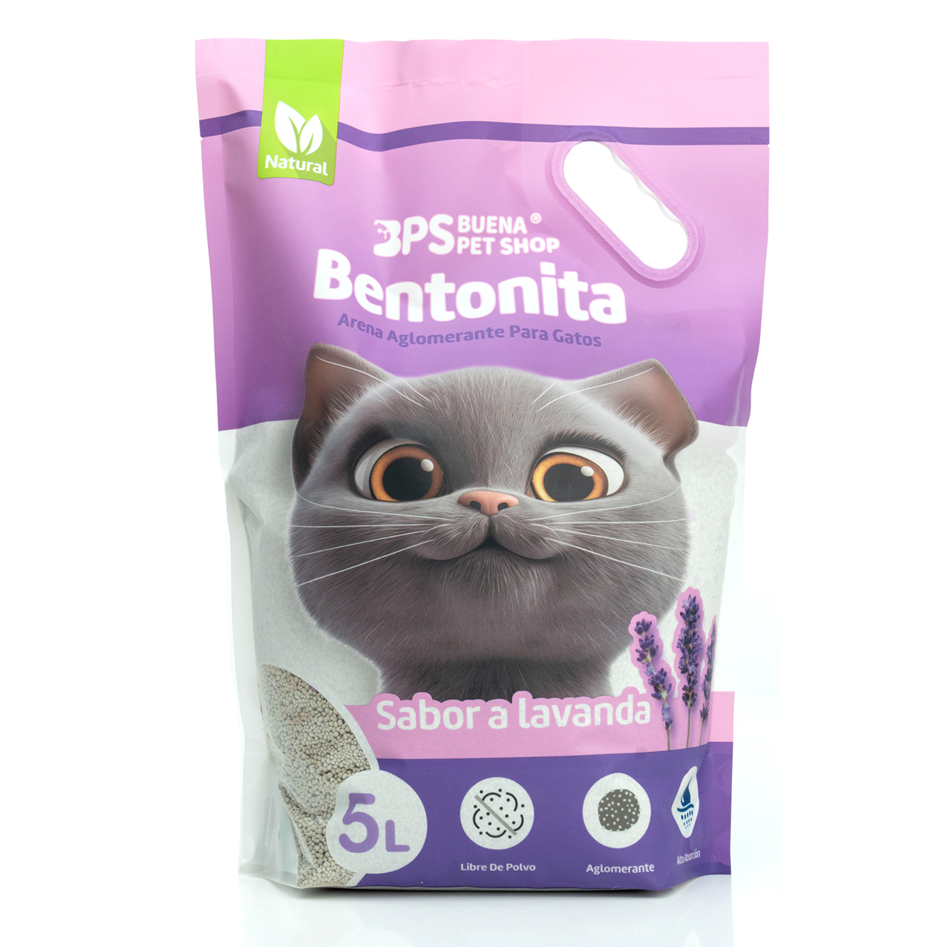 BPS® Arena Bentonita Aglomerante para Gatos