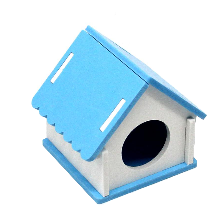 Caseta para mascotas pequeñas 9.5x9.5x10cm.