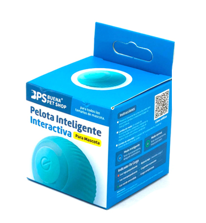 Pelota Interactiva Automática Rotativa Para Mascotas 4cm./ 40g.