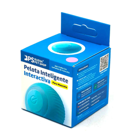 Pelota Interactiva Automática Rotativa Para Mascotas 4cm./ 40g.