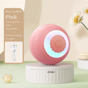 Pelota Interactiva Automática Rotativa Para Mascotas 4cm./ 40g.