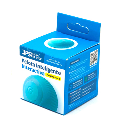 Pelota Interactiva Automática Vibrante Para Mascotas 5.5x40cm./ 75g.