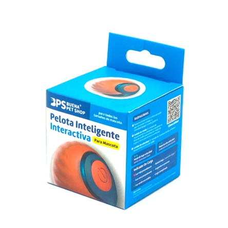 Pelota Interactiva Automática Vibrante Para Mascotas 5.5x40cm./ 75g.