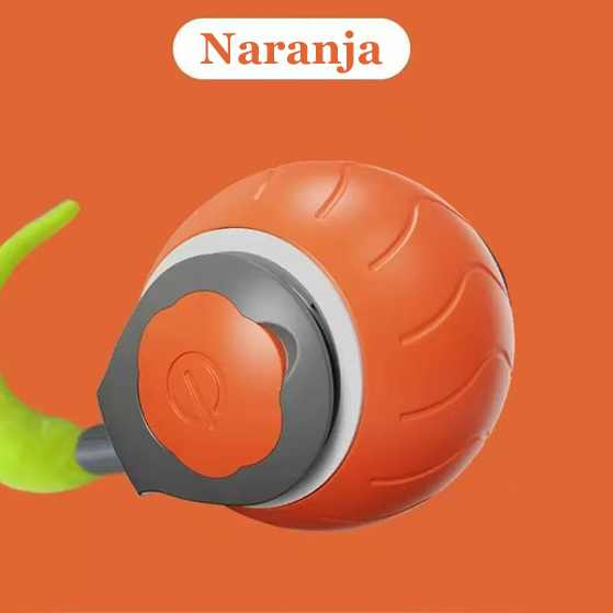 Pelota Interactiva Automática Vibrante Para Mascotas 5.5x40cm./ 75g.