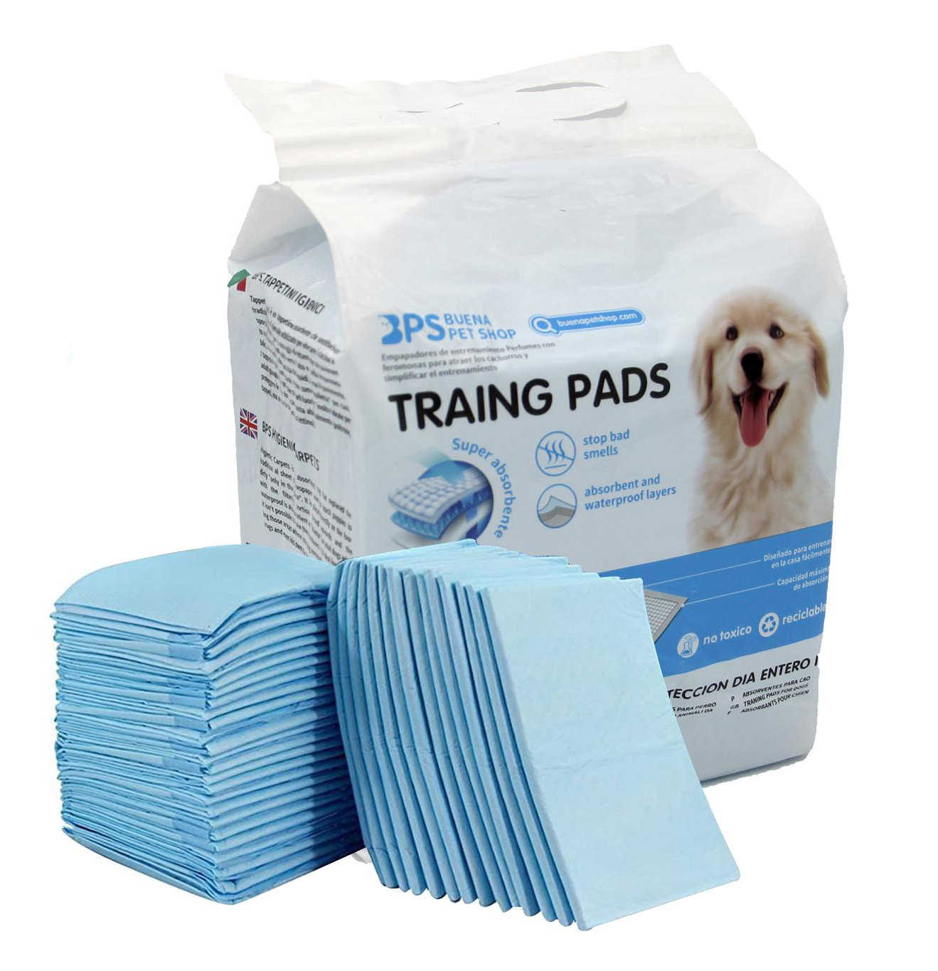 Empapadores de Entrenamiento para Perro 56x56cm. 50 piezas