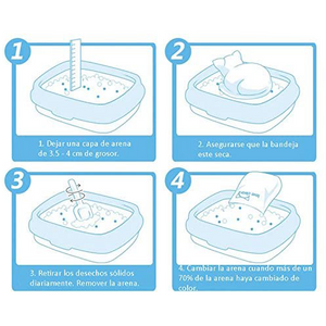 Arena para Gatos Silice 3.8 kg.