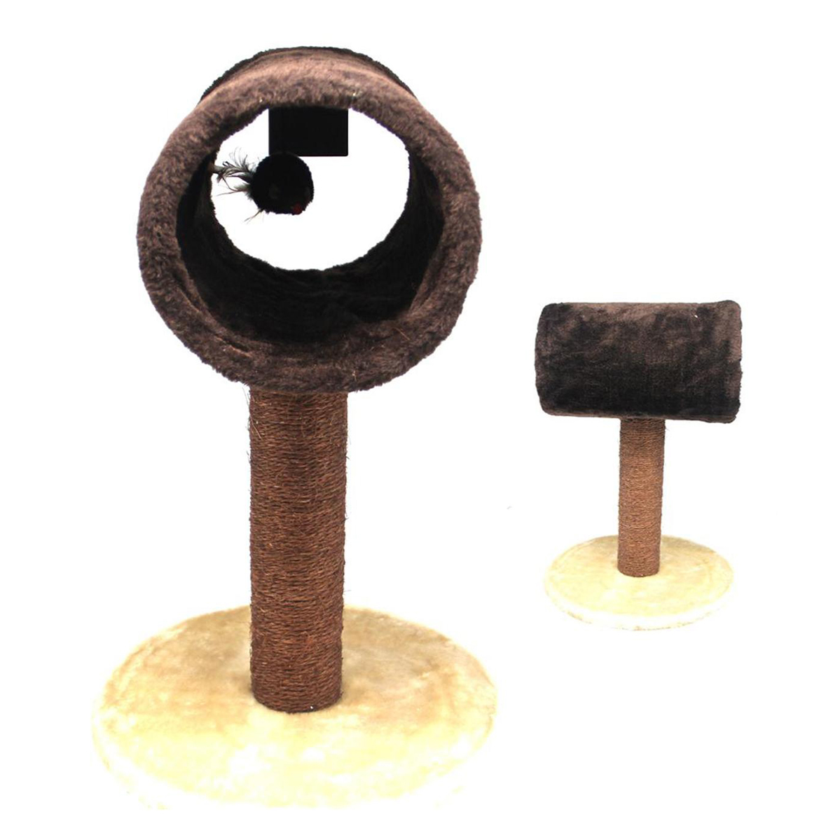 Rascador Poste Tunel 30x30x47cm.