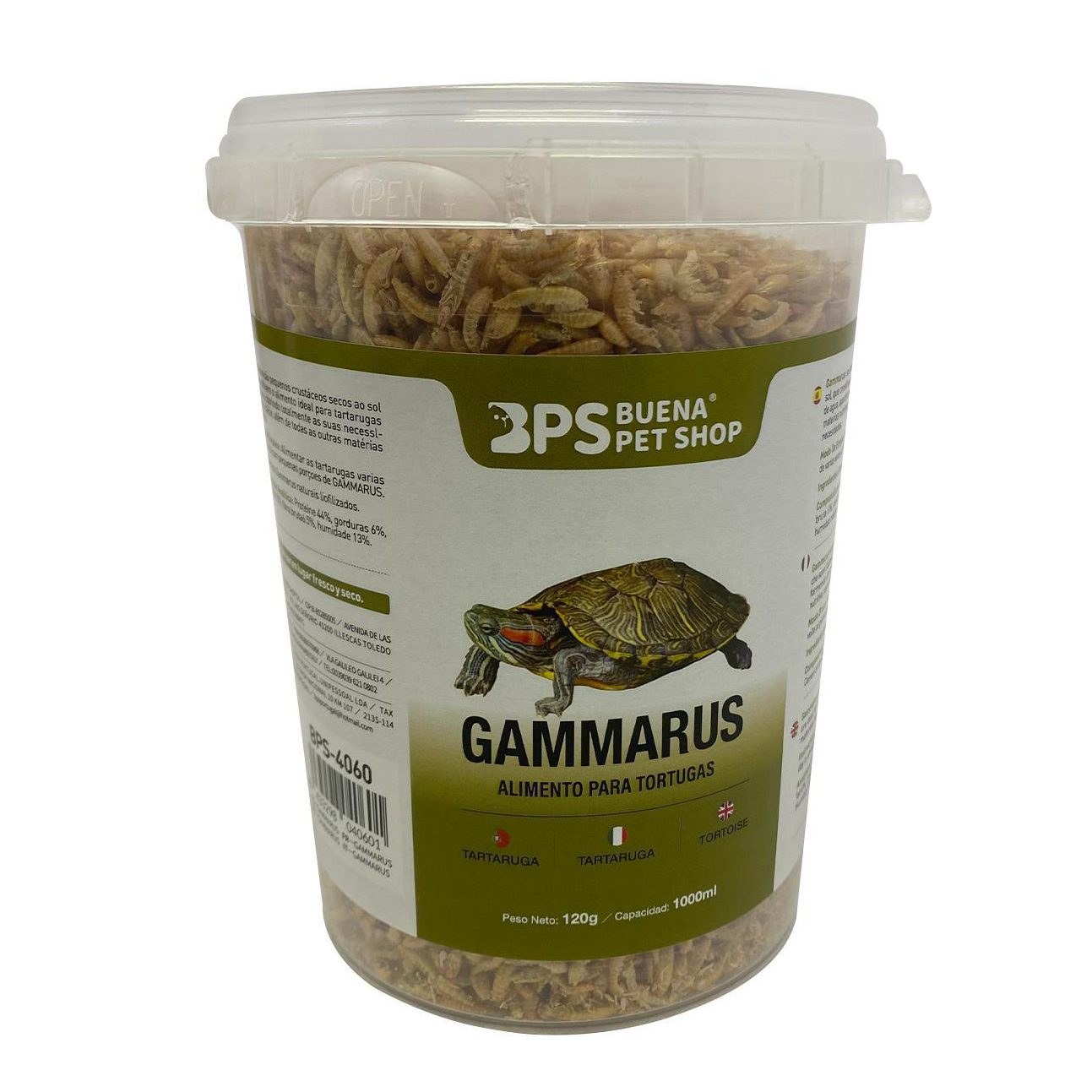 Alimento Tortuga Gammarus