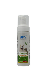 Champú Lavado Seco Mascotas 200 ml.