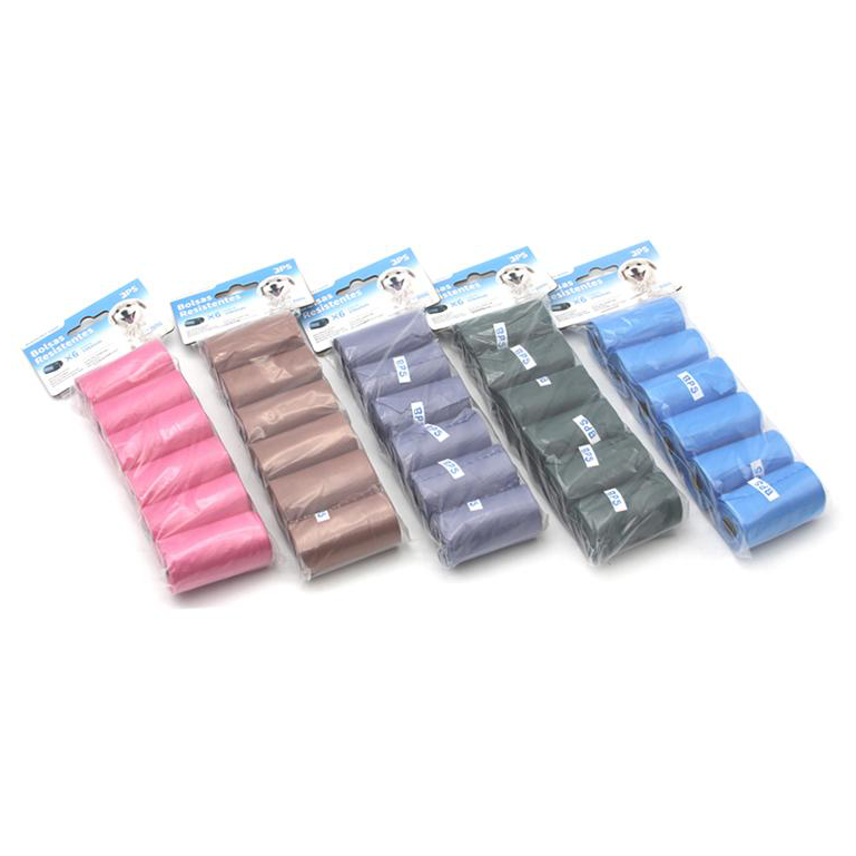 Bolsa Excremento Extrafuerte Pack 6 Rollos/90 bolsas