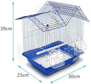 Jaula Pájaros Metal 30 x 23 x 39 cm.