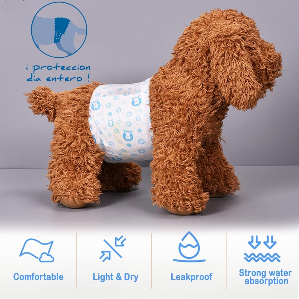 Pañal Mascotas Macho 8 piezas - Tallas para elegir