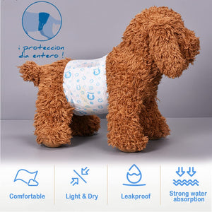 Pañal Mascotas Macho 8 piezas - Tallas para elegir