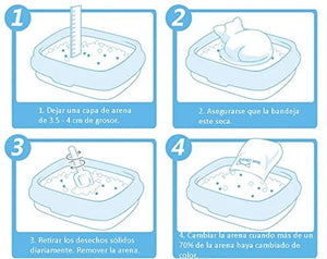 Arena para Gatos Silice 3.8 kg.