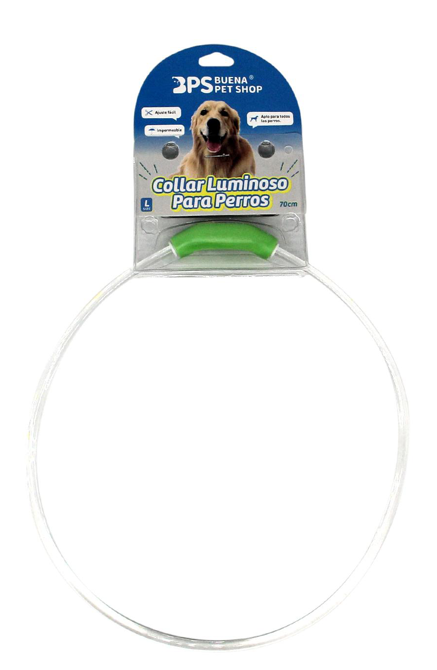 Collar luminoso para mascotas para perros y gatos, utilizado para