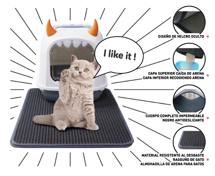 Esterilla Doble Capa Para Gato