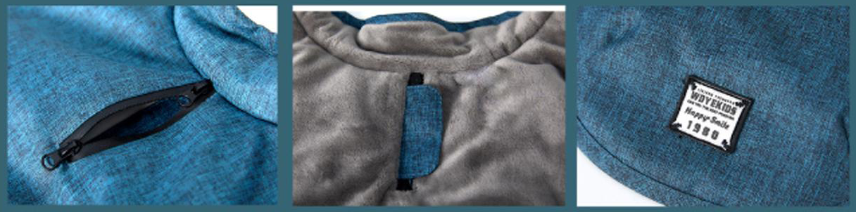 Chaleco Impermeable para Perro Grande 80cm.