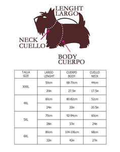 Sudadera para Perro Grande 60cm. / 70cm.
